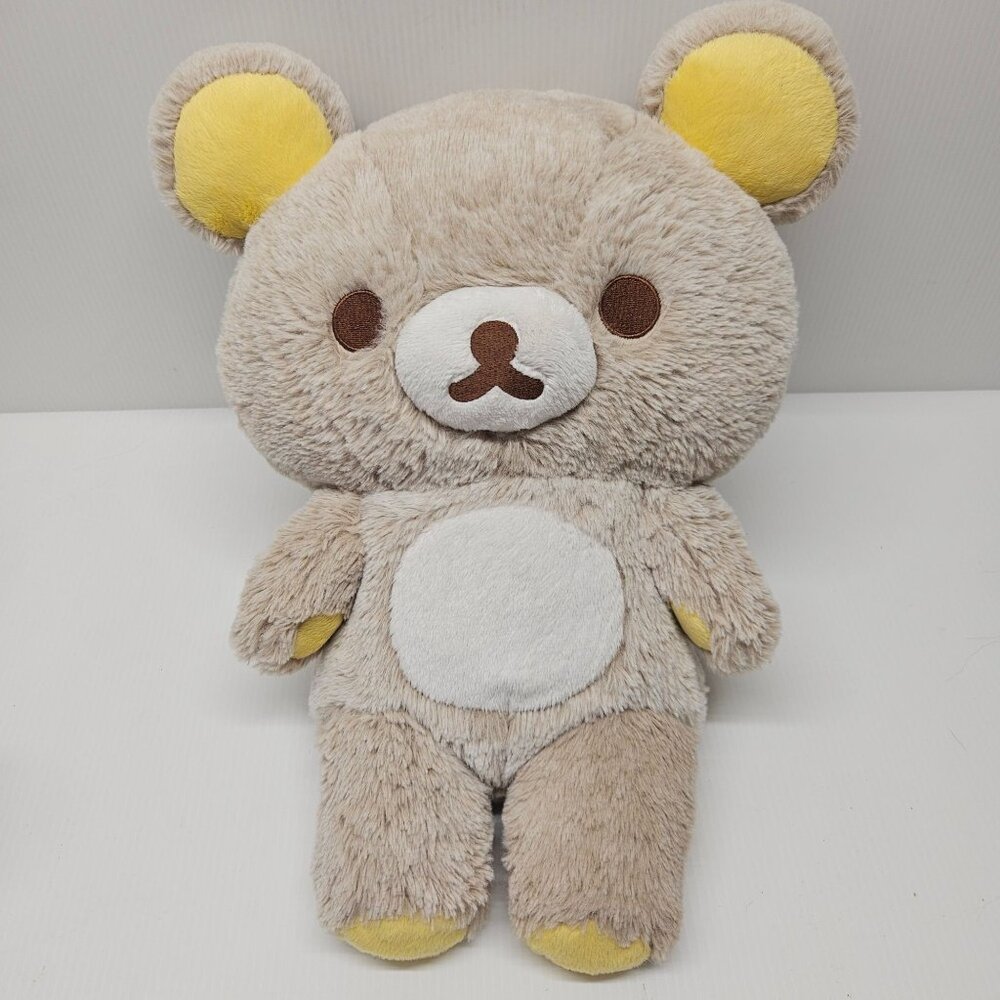Rilakkuma San-X Original Sherbet Series Long-Pile Plush Bear Medium 15 Inches